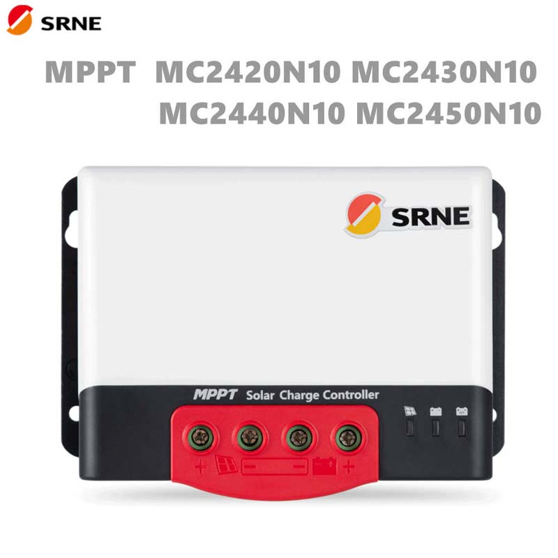 SRNE MC MPPP 20A 30A 40A 50A Solar Off-Grid Controller di ricarica 12V/24V Auto MAX 100V Bluetooth Visualizza regolatore della batteria solare