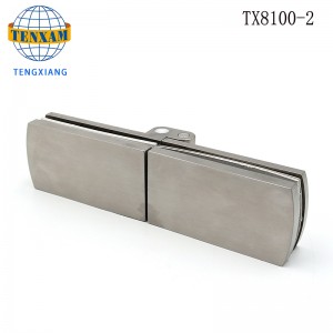 Bagno hardware Heavy Duty Piegatura lunga Pieghevole da 180 gradi Porta per doccia in vetro Cerniera gratuita