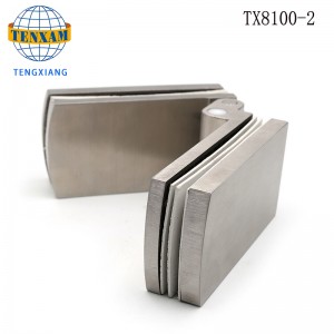 Bagno hardware Heavy Duty Piegatura lunga Pieghevole da 180 gradi Porta per doccia in vetro Cerniera gratuita