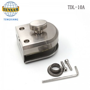 Guangdong Glass Hardware Factory Due serratura in vetro scorrevole in vetro