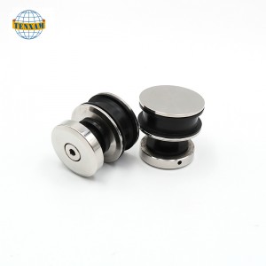 Ruote a rulli a porta scorrevole a sospensione superiore, sistema a rulli da doccia scorrevole in vetro