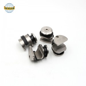 Porta scorrevole per porta in vetro Porta scorrevole Appeso Acciaio inossidabile Ruote scorrevoli in acciaio inox