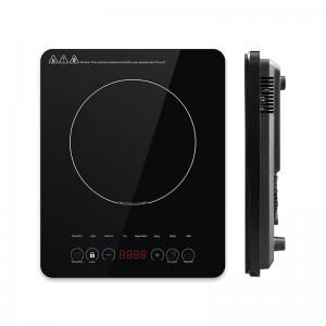 Pezzi di ricambio per fornello a induzione da 22A3, bobina di induzione Riscaldamento a induzione e controllo della temperatura con pannello in vetro lucidonero