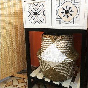 Cestino della pancia in tessuto di mare