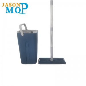 2021New Acciaio inox Acciaio inossidabile Palo Pole MOP per spremere MOP PULIZIA FLAT CON COPERCHIO DI SISTEMA BENNA