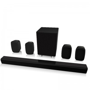 Altoparlante Soundbar Bluetooth FB-SB55 5.1ch con subwoofer esterno cablato esterno