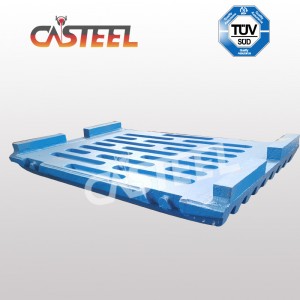 Terex JW40 Mobile Crusher Liner, Jaw Wedge Toogle Guardia della mascella (1)