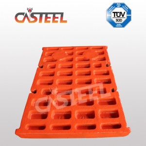 PE-1000x Parti del frantoio a 1200 mascelle, fissi/swing mascella, piastre laterali