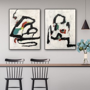 Vernici moderne a mano contemporanea per la parete Art Abstract Wall Art Art Pittura a olio su tela
