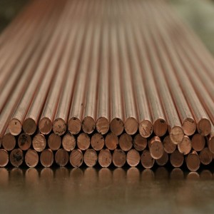 Bastone di rame rosso