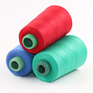 Filo da cucito cinese per t-shirt jeans e filo di poliestere per macchine per macchine