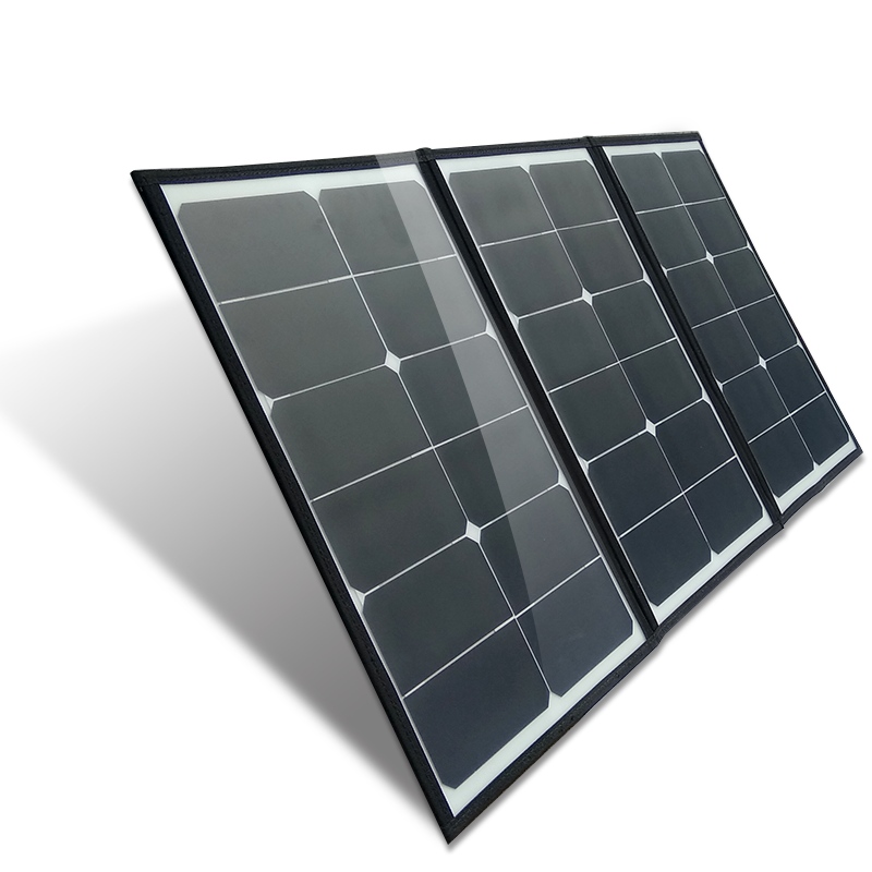 Borsa pieghevole del pannello solare pieghevole solare ad alta efficienza portatile 60W 100w 200W 120w pieghevole pannello solare pieghevole