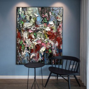 All\'ingrosso scala ingresso decorazione della parete moderna arte astratta fatta a mano olio su tela pittura