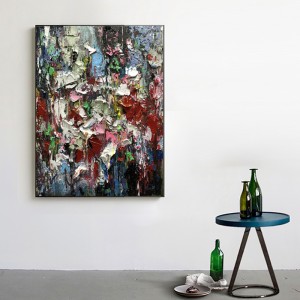 All\'ingrosso scala ingresso decorazione della parete moderna arte astratta fatta a mano olio su tela pittura