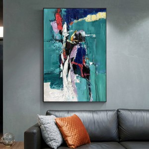 All\'ingrosso decorazione dell\'hotel design è la pittura a olio astratta originale moderna fatta a mano