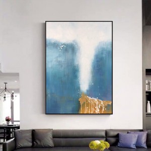 Dipinto a mano grande pittura a olio astratta tela quadro da parete contemporaneo pittura per la stanza dal vivo