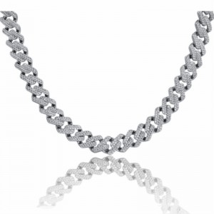 Collana cubana di menta di stile hot style hip-hop