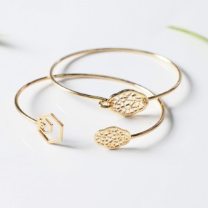 Bracciale aperto in fiore Begonia