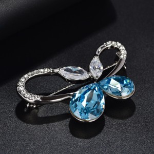 Spilla di cristallo di personalità di edizione coreana