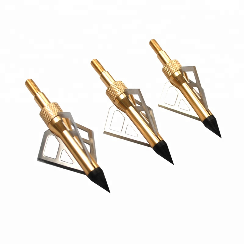 Nika Tiro con l'arco 151008 Archery Arrow Point Hunting Steel Arrow Broadhead