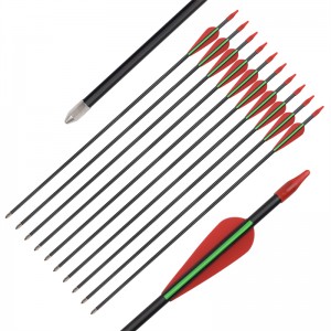 Elong Outdoor 114478 ID5MM 28 pollici Freccia in fibra di vetro Streamline TPU Brevolgimento per tiro con l\'arco Target LOOTING