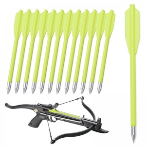 Elong Outdoor 110298 Bulloni di plastica da 6,5 ​​pollici di plastica Bulloni in acciaio per la balestra della pistola