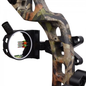 Nika Tiro con l\'arco 260006 5pin Phol Sight per il tiro con il tiro con l\'arco Compound Bow Sight Hunting