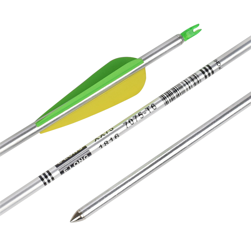 Elong Outdoor 116062 30 pollici SP650 Freccia in alluminio Arrow Colore argento per tiro con l'arco Shooting