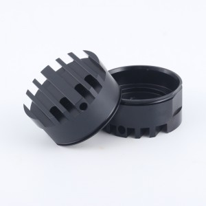 Estrusione personalizzata CNC Lavorazione anodizzata rotonda in alluminio alluminio alluminio alluminio alluminionero LED profilo dissipatore di calore