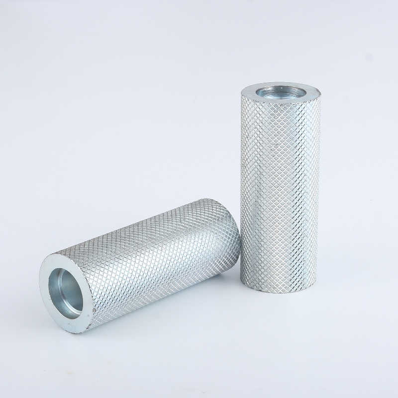 Asse singolo zincato, zinco bianco,nichelato, perno cilindrico, pin di posizionamento in acciaio al carbonio, asse pressato zincato