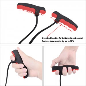 Nika Tiro con l\'arco 454002-06 Balestra corda doppia maniglia a cornice corda cocker aiuto strumento stringa strumento