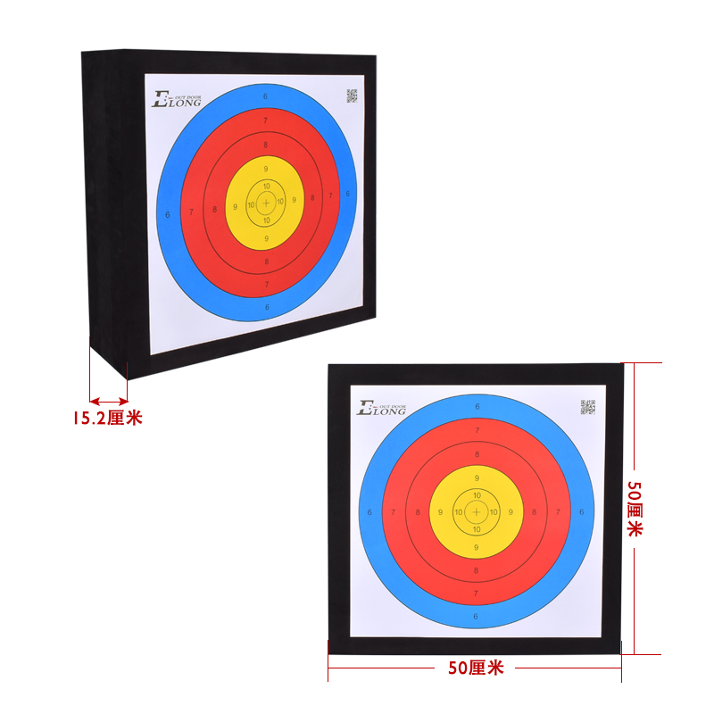 410006 Tiro con l'arco bersaglio Eva Foam Target Arrow Target Quadrato Spostamento Target Youth Airury Arrow Arrow Target Practice Target