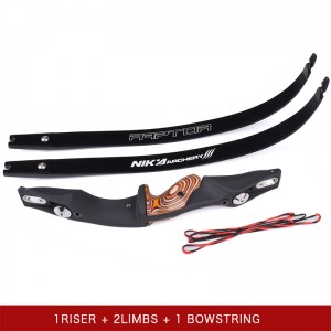 Nika Archery 220053 60 pollici ricurve arco con 17 pollici ilf rh/lh riser bersaglio sport sport&hunting