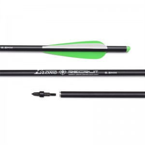 Elong Outdoor 116049-04 ID7.62mm 20 pollici Rollfiberglass Bolt Bolt Tiro con l\'arco tiro in tiro Bulloni della balestra