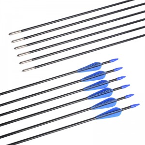 Elong Outdoor 110099 ID5mm 28 pollici Freccia Freccia Freccia Tiger Pattern Brevolgica tiro con l\'arco tiro in tiro con tiro con l\'arco