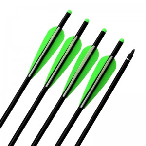 Elong Outdoor 114225 Bulloni per balestra in alluminio da 20 pollici Pale in TPU Attrezzatura da caccia per tiro con l\'arco