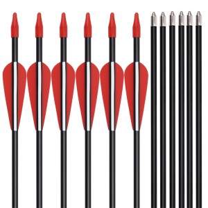 Elong Outdoor 110130 ID5MM 30 pollici Freccia in fibra di vetro Arrow Tiro con l\'arco tiro all\'aperto