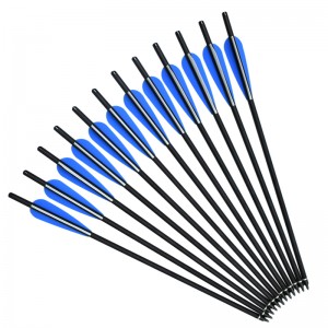 Elong Outdoor 110045 OD8.8mm 17 pollici RollFiberglass Bolt TPU Vanne Bulloni della balestra del tiro con l\'arco