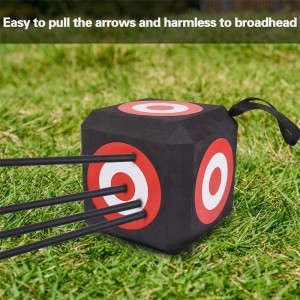 Elong Outdoor 410033 23 * 23 cm Target tiro con l\'arco EVA ampiamente utilizzato in tiro con l\'arco tiro alle target e pratica
