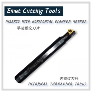 Strumenti di filettatura EMET \\\\ Utensili per filettatura Ninternal/external Threading Tools/insert può essere bloccato da metodi verticali che orizzontali/Turning Tools