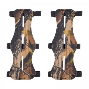 Elong Outdoor 44ag01 8.5 pollici Arm Guard Guardia regolabile a tiro con l\'arco doppio archetto Protezione del braccio
