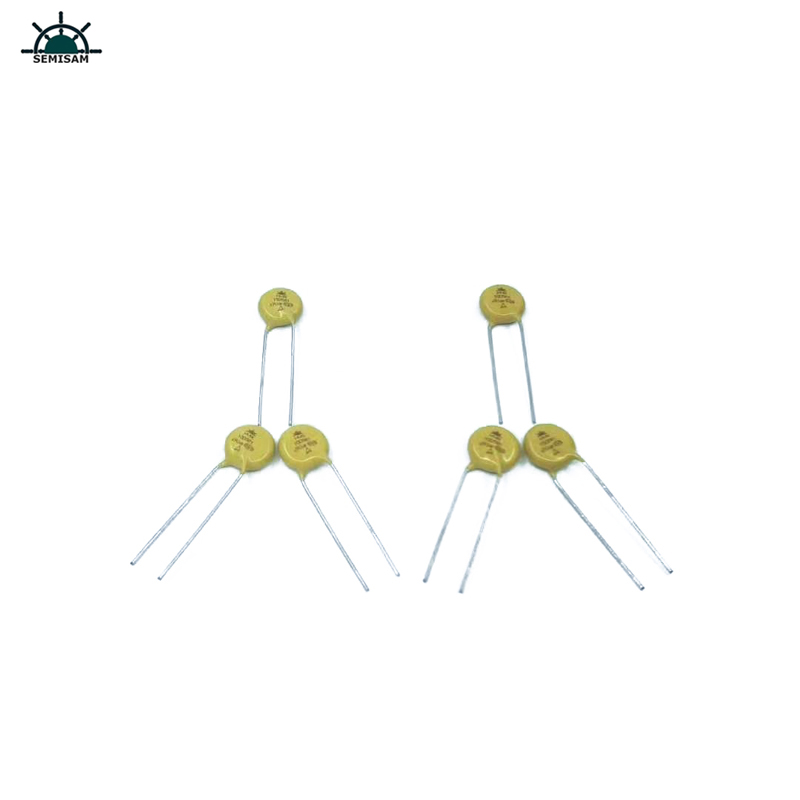 Cina ODM Electronics Components, Giallo MOV 10MM 10D561 560V Varistore di ossido di zinco (varistore di ossido di movimento)