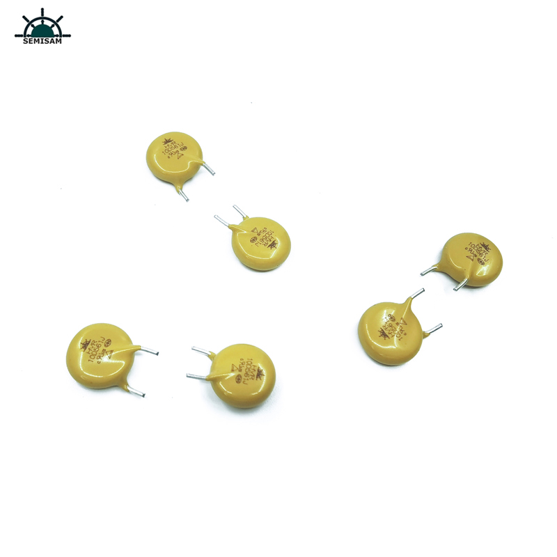 Porcellana Componenti di Electronics ODM, Giallo MOV 10mm 10D561 560V Varisttore di ossido di zinco MOV per elettrodomestico