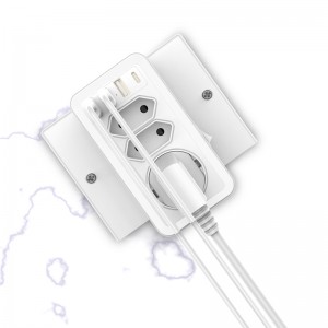 Nuovi tappi di conversione standard tedeschi Socket di conversione standard europei prese a muro europee da utilizzare a più tappi per pareti standard europei