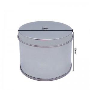 La fabbrica vende le scatole per torta cynindrical Cover Top Canals Shaving Sapone per la latta (90mm * 60mm)