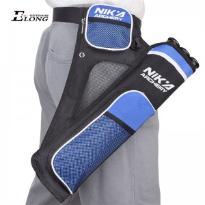 Nika Tiro con l\'arco 430021 Rh Blue Color Tiro di tiro con l\'arco per la tenuta delle frecce 3 Tube Hip Hip Hunting Hunting Training Airury Arrow Harrover