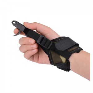 Elong Outdoor 42RA05-CA Release CAMO Adult Caliper Rilevazione Trigger cinturino da polso con tiro con l\'arco composto accessori arco
