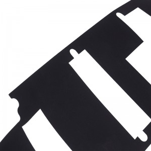Fiamma ignifuga e facile piegatura foglio isolante PP 0.25mm Guarnizione isolante di energia Nero 3716 foglio isolante