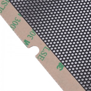 Fornitura ignifuga ignifuga Elettrostatica PVC a prova di polveri Elettrodomesticata antipolvere A Prova di polvere Mesh Resistente all\'altoparlante 0.1mm Speaker Mesh