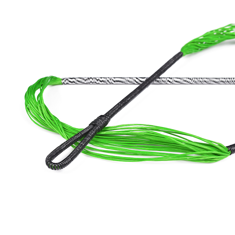 Elong Outdoor 280110-02 26.6 pollici 28 Strongs Bluebow String String fluorescente Green Recurve String BleSbrow String